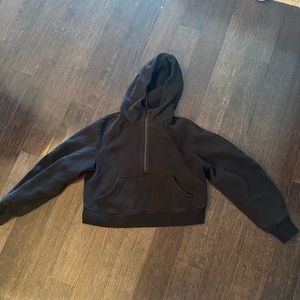 Lululemon oversized half zip hoodie size xs/s black